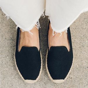 SOLUDOS The Seville Smoking Slipper Platform in Black